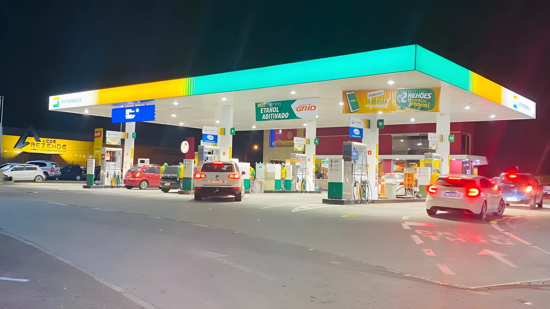 Iluminação para Postos de Combustível