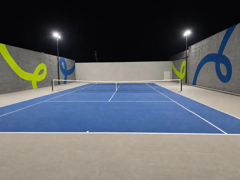 Projeto de iluminação para quadra de Tennis: Fast Tennis - São Bernardo do Campo