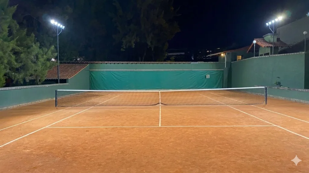 Projeto de iluminação para quadra de Tennis — Quadra Residencial
